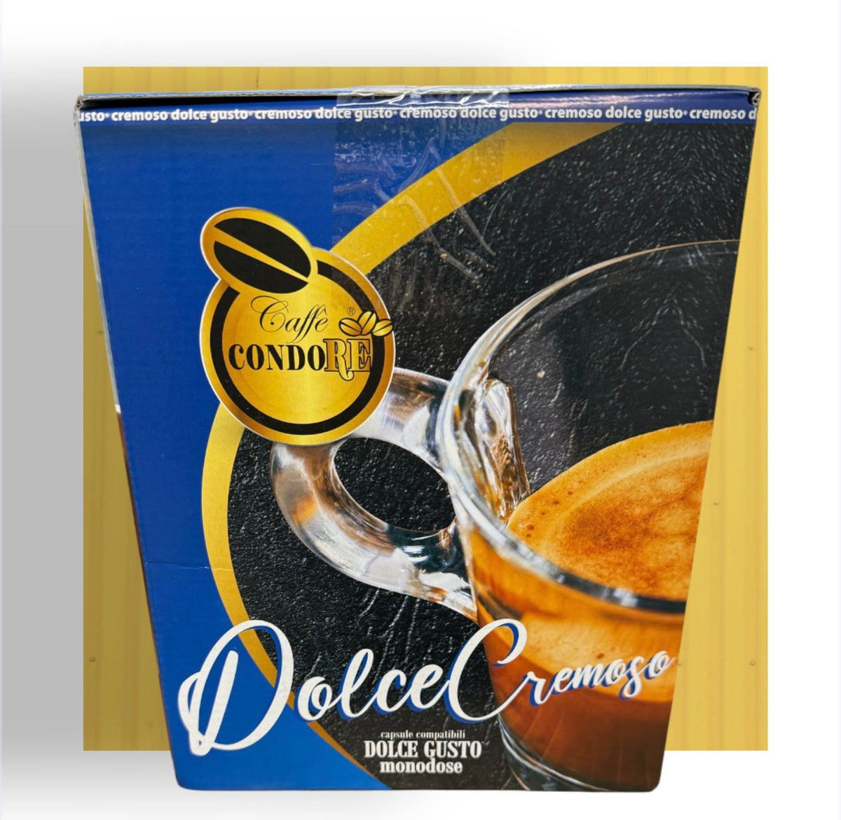 50 Capsule CondoRE Dolce Gusto *Nuovo Formato Monodose da 8gr*