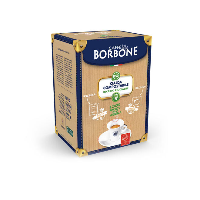 150 Cialde ESE 44 mm Caffè Borbone Miscela ROSSA