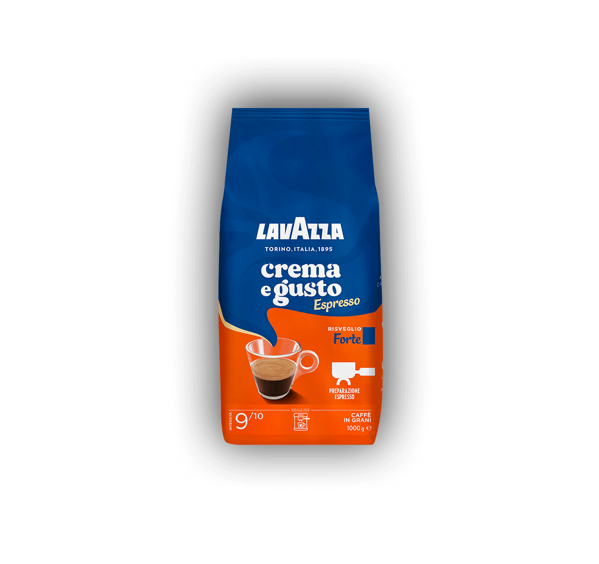 1KG Lavazza Crema e Gusto Forte Espresso Grani