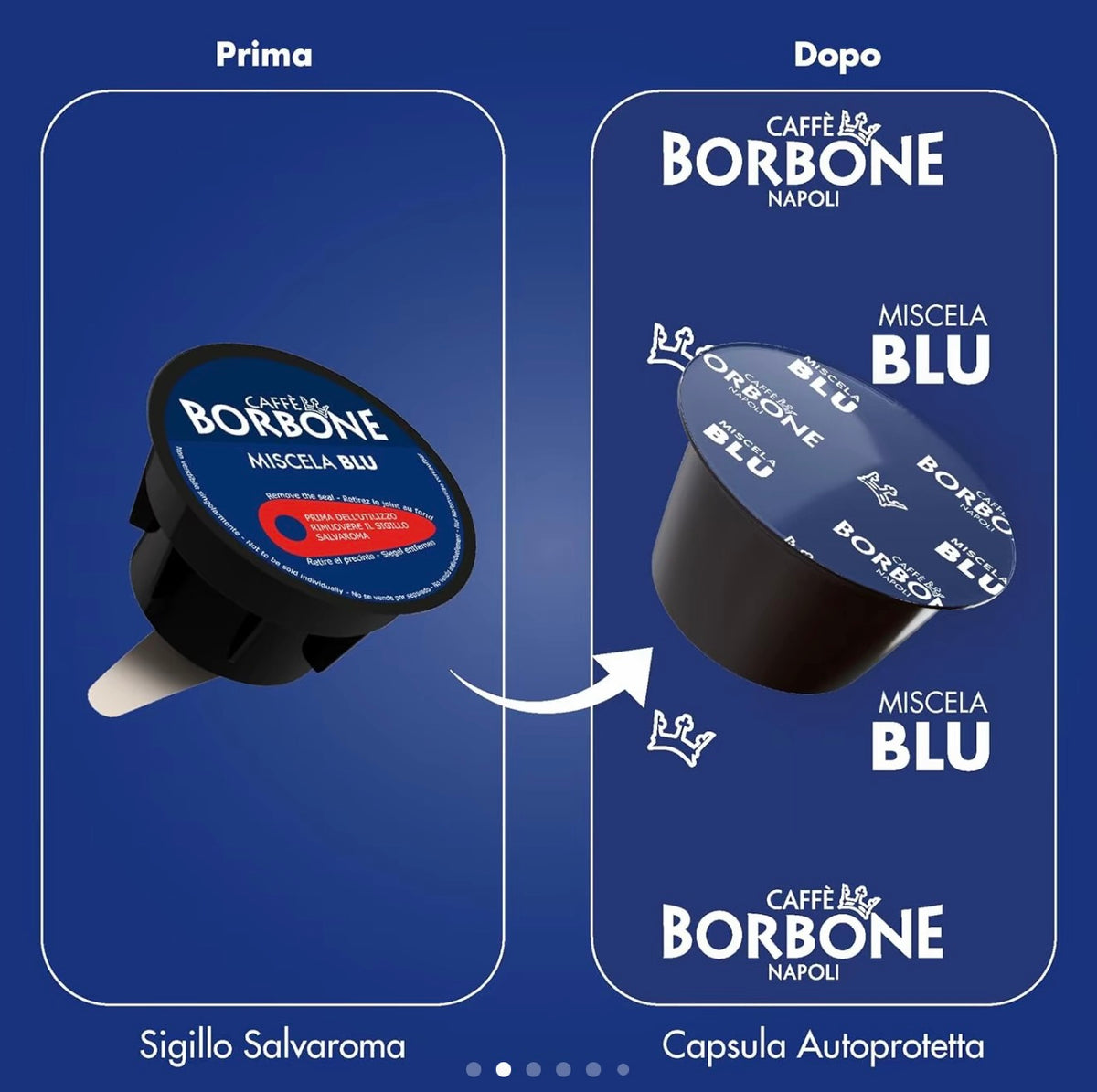 90 Capsule | BORBONE | Miscela BLU🔹|  Compatibili Dolce Gusto | *nuovo formato*