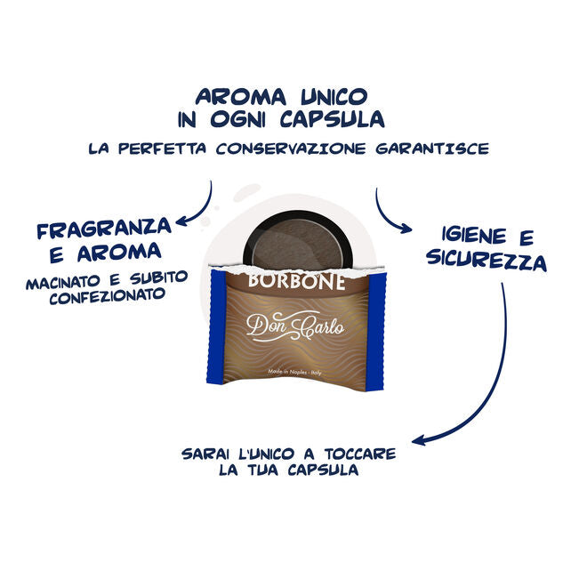 Borbone | Don Carlo | ROSSA | 100 capsule