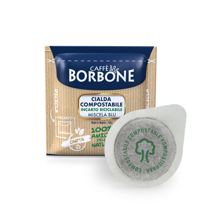 150 Cialde ESE 44 mm Caffè Borbone Miscela BLU