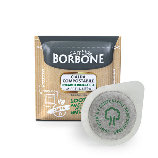 150 Cialde ESE 44 mm Caffè Borbone Miscela NERA